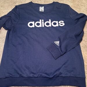 Adidas women’s Crewneck Sweatshirt in Navy Blue